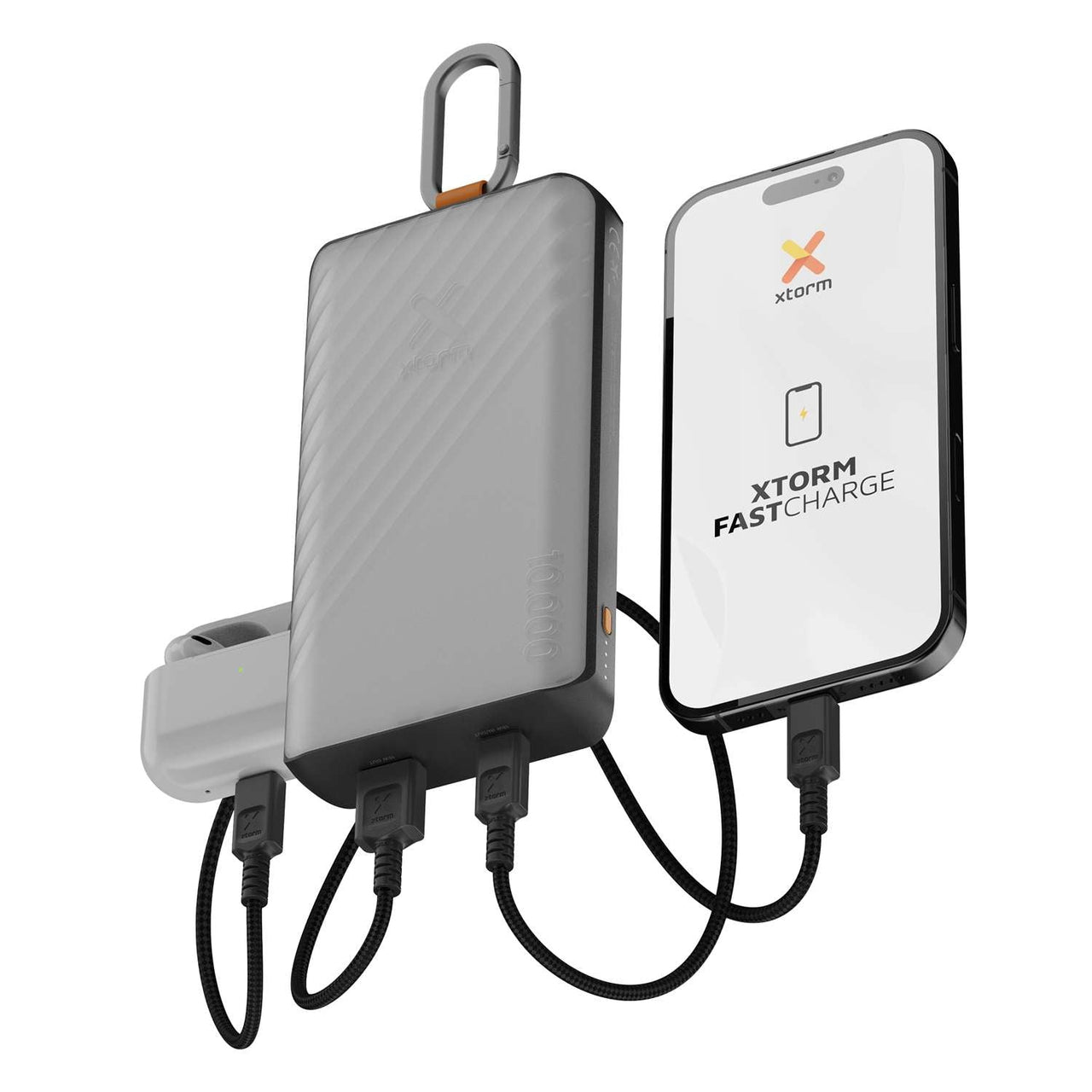 Go2 Powerbank Zonnepaneel en Zaklamp 10.000 mAh - 15W - Xtorm NL