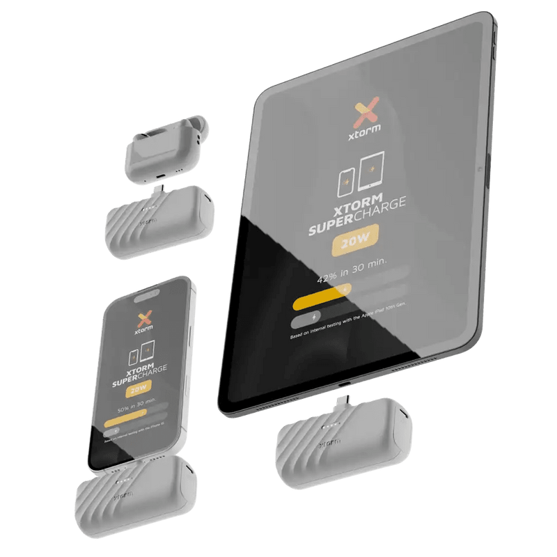 Go2 PowerShot 20W - 5.000 mAh Mini Powerbank - Ice - Xtorm NL