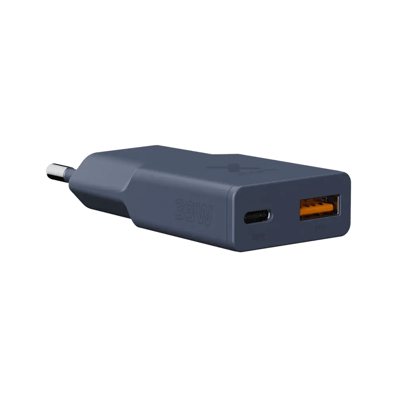 Go2 SlimLine Oplader 33W - USB-C & USB-A - Blue - Xtorm NL