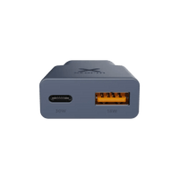 Go2 SlimLine Oplader 33W - USB-C & USB-A - Blue - Xtorm NL