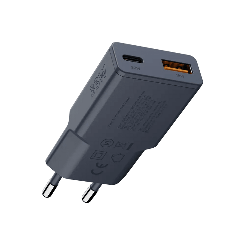 Go2 SlimLine Oplader 33W - USB-C & USB-A - Blue - Xtorm NL