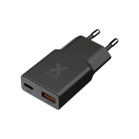 Go2 SlimLine Oplader 33W - USB-C & USB-A - Charcoal Black - Xtorm NL