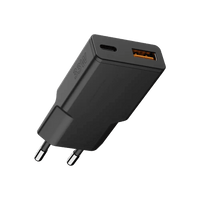 Go2 SlimLine Oplader 33W - USB-C & USB-A - Charcoal Black - Xtorm NL
