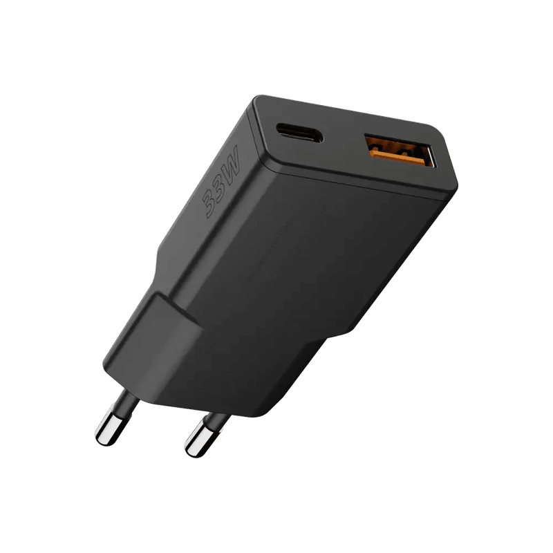 Go2 SlimLine Oplader 33W - USB-C & USB-A - Charcoal Black - Xtorm NL
