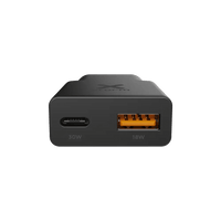 Go2 SlimLine Oplader 33W - USB-C & USB-A - Charcoal Black - Xtorm NL