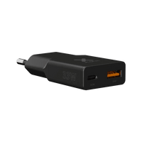 Go2 SlimLine Oplader 33W - USB-C & USB-A - Charcoal Black - Xtorm NL