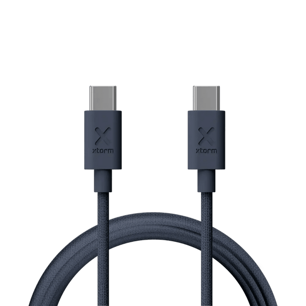 Go2 USB-C Kabel 100W - Gevlochten - 1 m - Blue - Xtorm NL