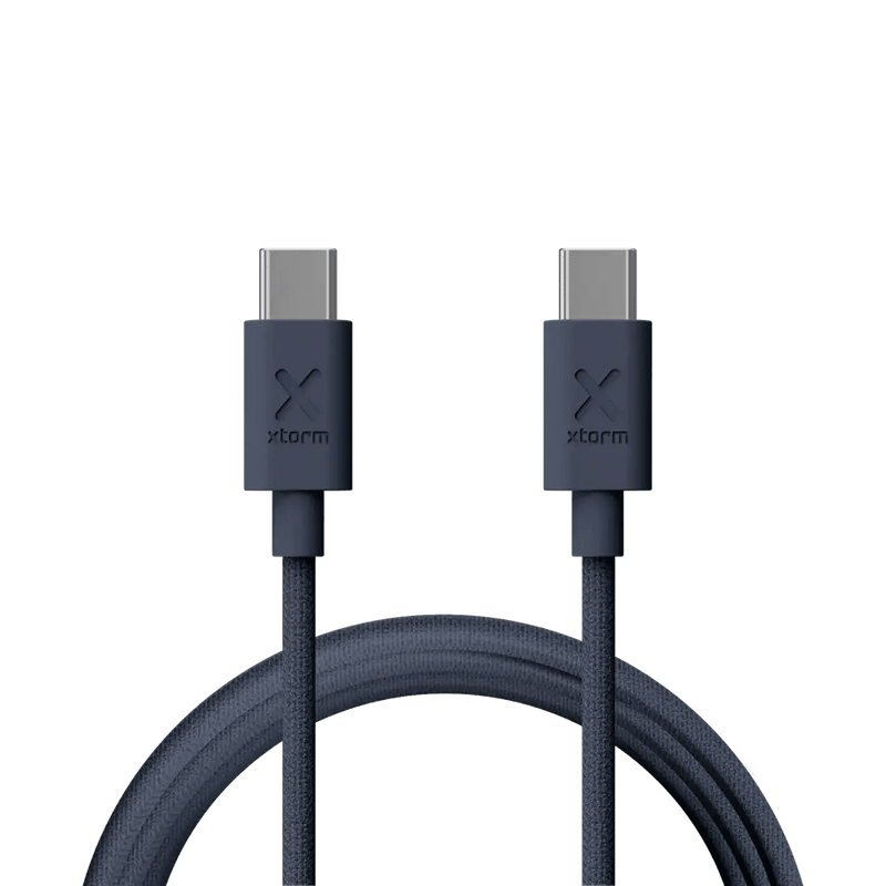 Go2 USB-C Kabel 100W - Gevlochten - 1 m - Blue - Xtorm NL
