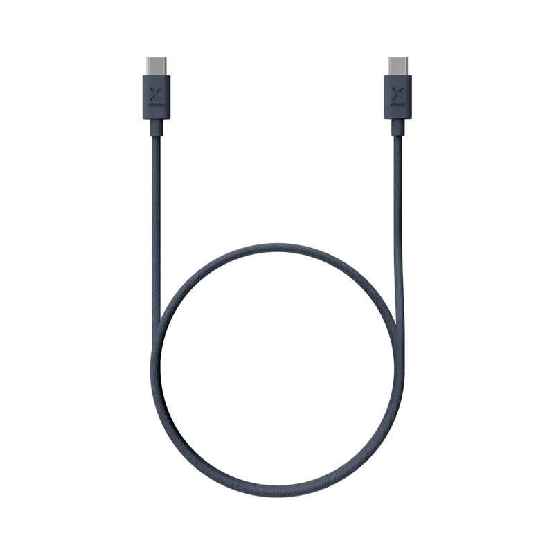 Go2 USB-C Kabel 100W - Gevlochten - 1 m - Blue - Xtorm NL
