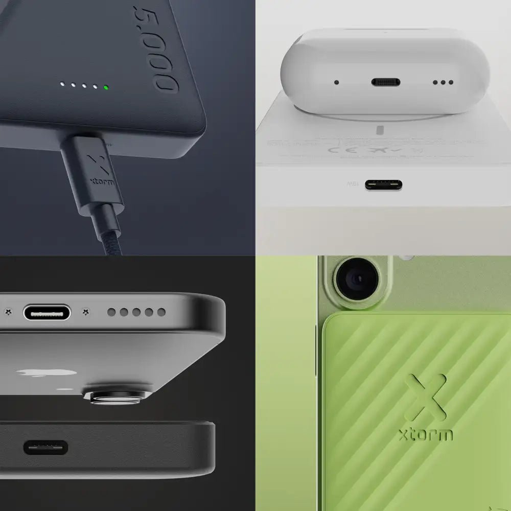 Go2 Wireless Powerbank 5.000 - Charcoal Black - Xtorm NL