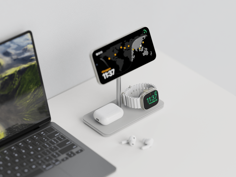 LINQ 3in1 Qi2 Wireless Charging Stand - Xtorm NL