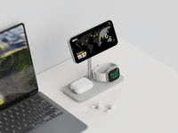 Thumbnail for LINQ 3in1 Qi2 Wireless Charging Stand - Xtorm NL