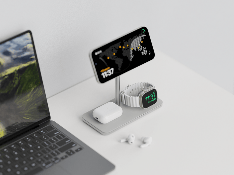 LINQ 3in1 Qi2 Wireless Charging Stand - Xtorm NL