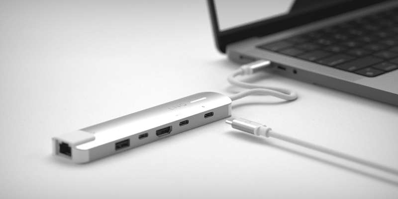 LINQ 6in1 PRO USB - C Multipoort Hub 140W - Xtorm NL