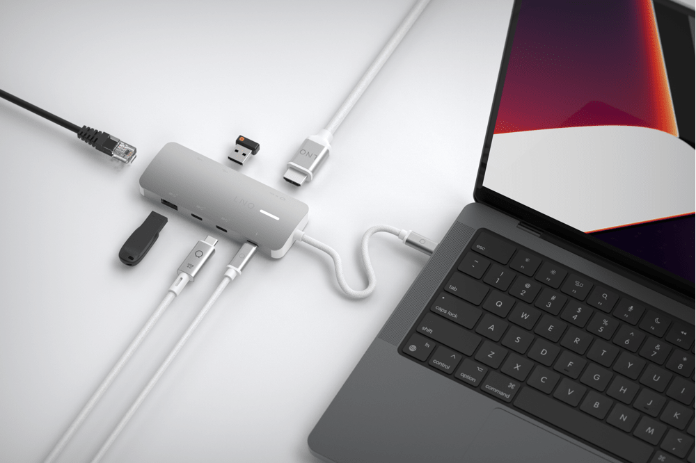 LINQ 8in1 8K PRO USB - C Multipoort Hub 140W - Xtorm NL