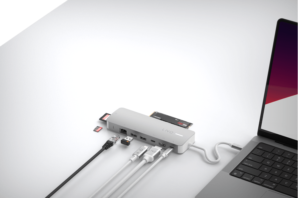 LINQ 9in1 SSD PRO USB-C Multipoort Hub 140W - Xtorm NL
