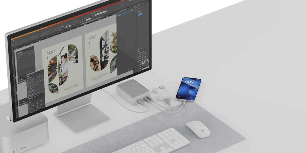 LINQ Bureaulader USB - C - 240W GaN2 - Xtorm NL