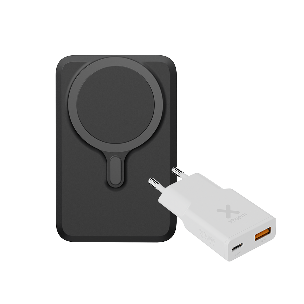 Magnetische Powerbank 5.000 + GRATIS SlimLine Adapter 25W - Xtorm NL