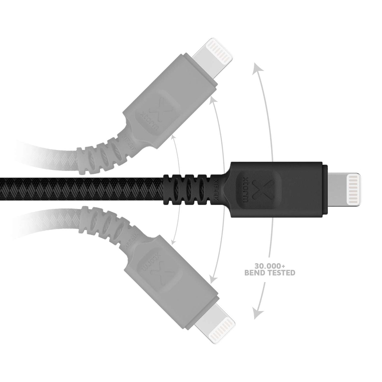 Next Gen Kabel USB to Lightning (3m) Black - Xtorm NL