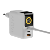NextGen 140W Laptop Snellader - 3 poorten (2x USB-C PD + USB-A) - Dusk White - Xtorm NL