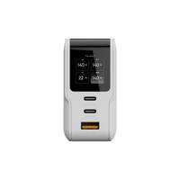 NextGen 140W Laptop Snellader - 3 poorten (2x USB-C PD + USB-A) - Dusk White - Xtorm NL