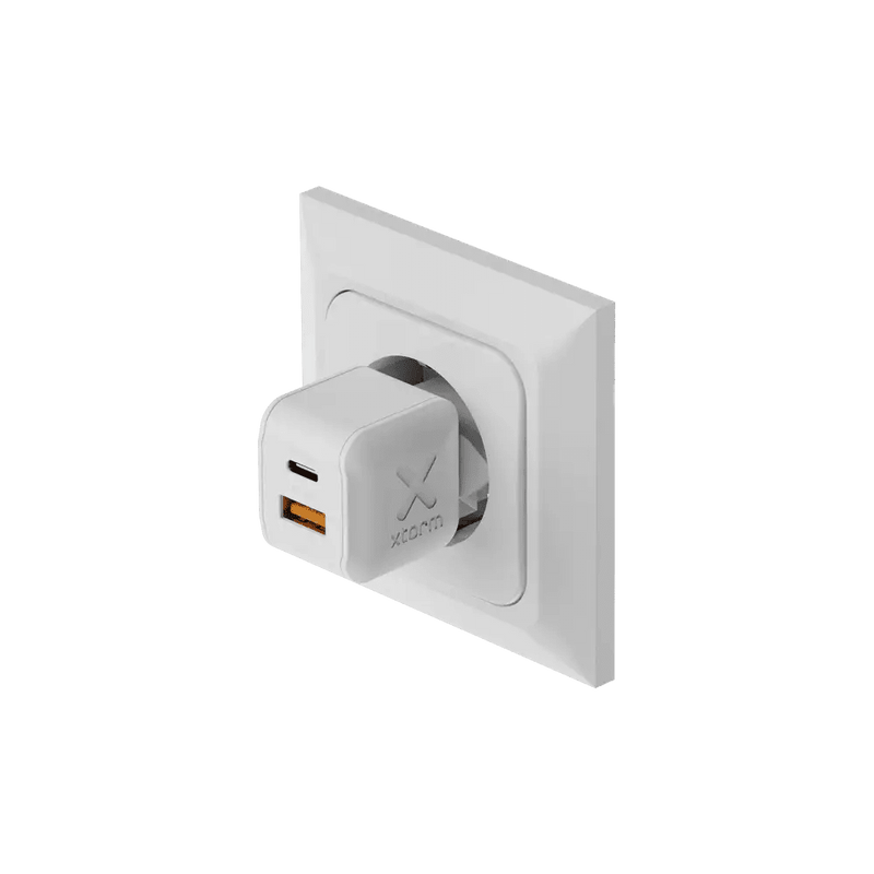 NextGen 25W Snellader - 2 poorten (USB-C PD + USB-A) - Dusk White - Xtorm NL