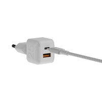 NextGen 25W Snellader - 2 poorten (USB-C PD + USB-A) - Dusk White - Xtorm NL