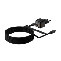 NextGen 25W Snellader - 2 poorten (USB-C PD + USB-A) - Midnight Black - Xtorm NL