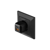 NextGen 25W Snellader - 2 poorten (USB-C PD + USB-A) - Midnight Black - Xtorm NL