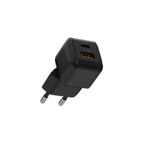 NextGen 25W Snellader - 2 poorten (USB-C PD + USB-A) - Midnight Black - Xtorm NL