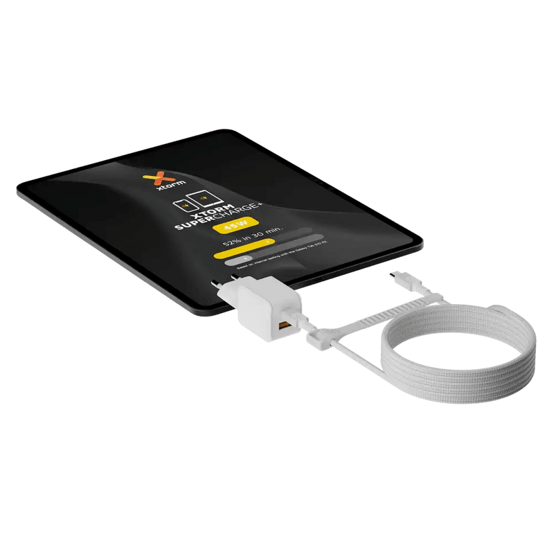 NextGen 45W Snellader - 2 poorten (USB-C PD + USB-A) - Dusk White - Xtorm NL