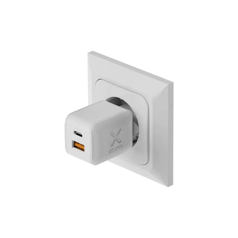 NextGen 45W Snellader - 2 poorten (USB-C PD + USB-A) - Dusk White - Xtorm NL