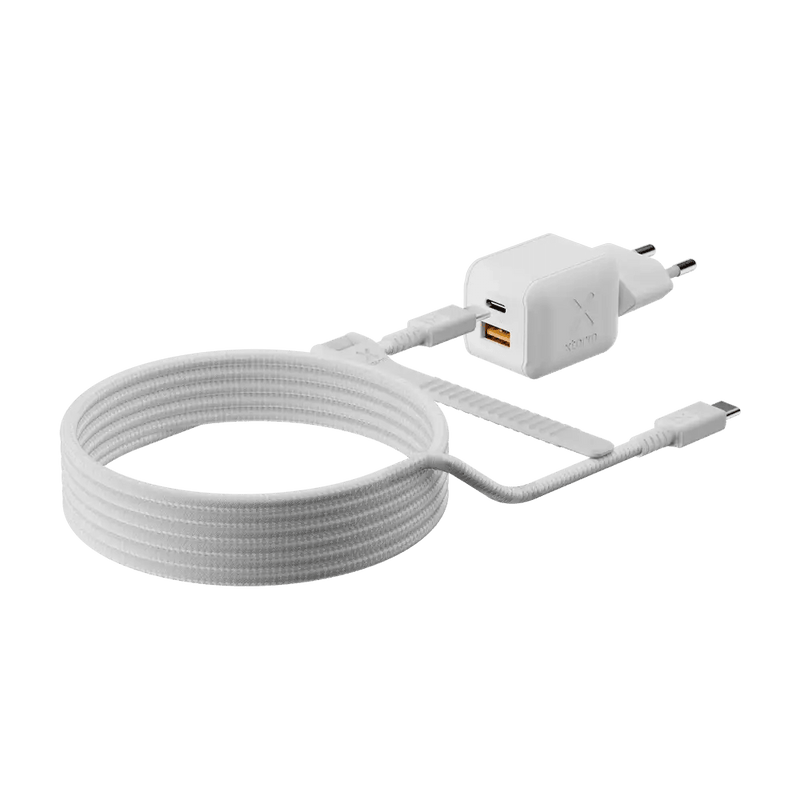 NextGen 45W Snellader - 2 poorten (USB-C PD + USB-A) - Dusk White - Xtorm NL