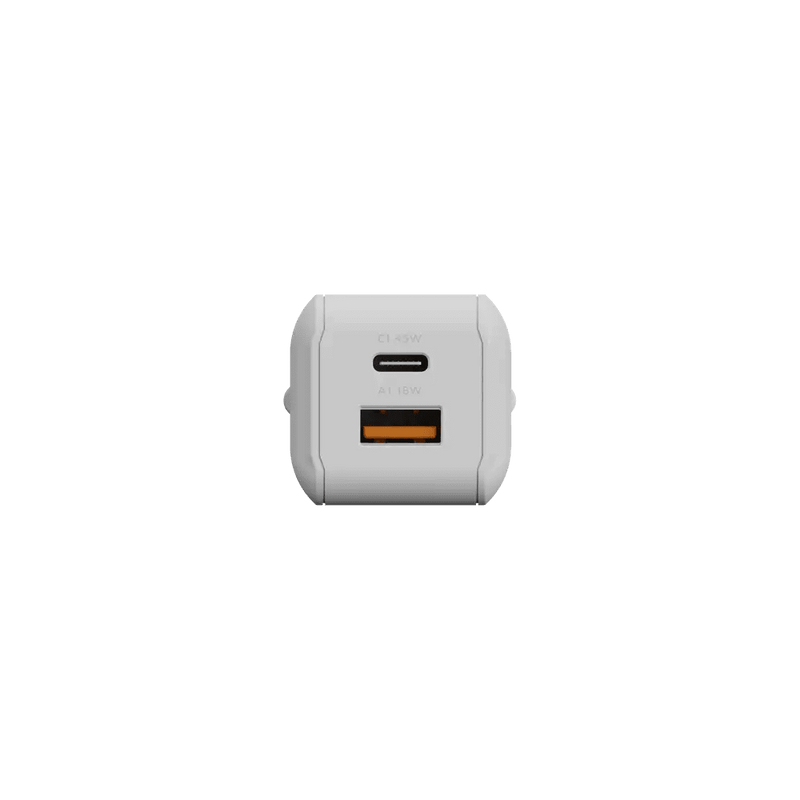 NextGen 45W Snellader - 2 poorten (USB-C PD + USB-A) - Dusk White - Xtorm NL