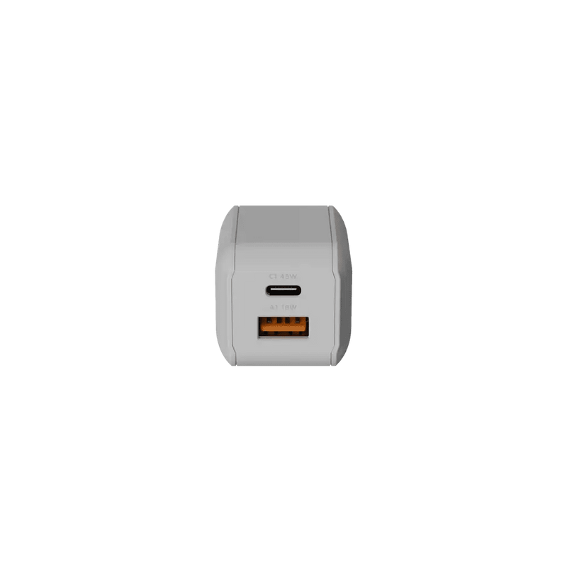 NextGen 45W Snellader - 2 poorten (USB-C PD + USB-A) - Dusk White - Xtorm NL