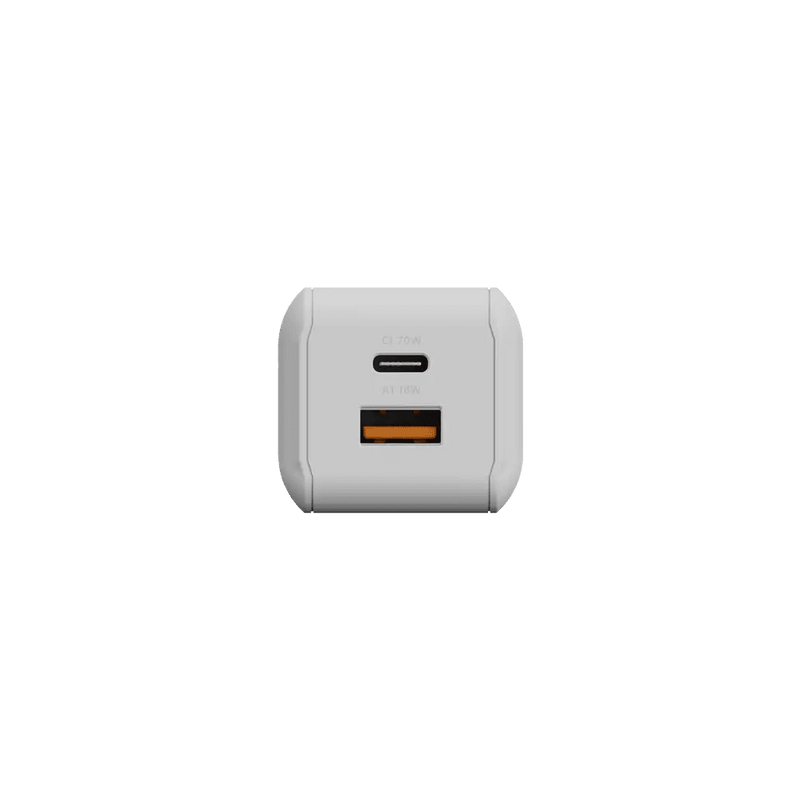 NextGen 70W Laptop Snellader - 2 poorten (USB-C PD + USB-A) - Dusk White - Xtorm NL