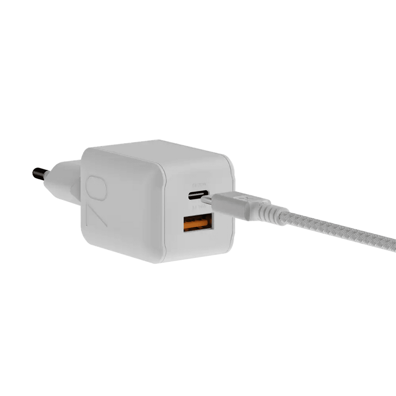 NextGen 70W Laptop Snellader - 2 poorten (USB-C PD + USB-A) - Dusk White - Xtorm NL