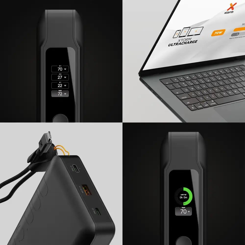 NextGen Powerbank 100W - 45.000 mAh - Midnight Black - Xtorm NL