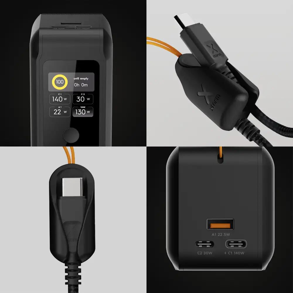 NextGen Powerbank 140W - 27.000 mAh - Midnight Black - Xtorm NL