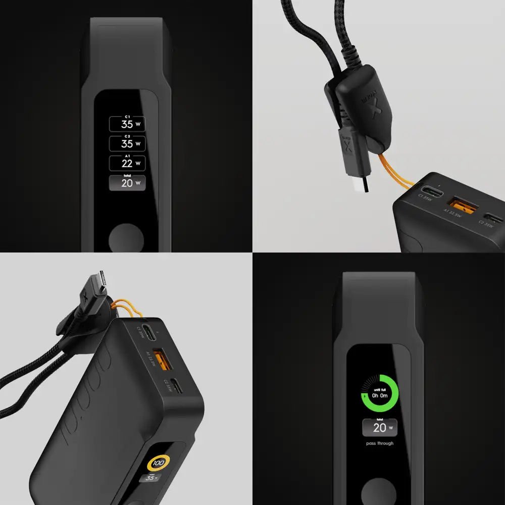 NextGen Powerbank 35W - 10.000 mAh - Midnight Black - Xtorm NL