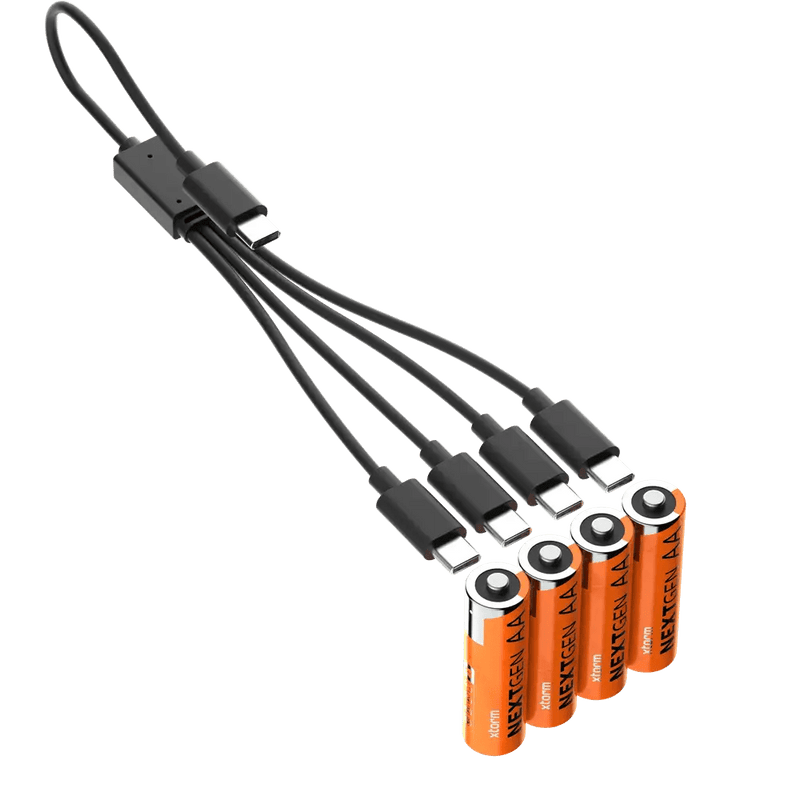 Oplaadbare AA Batterijen met USB - C - 4 pack - Xtorm NL