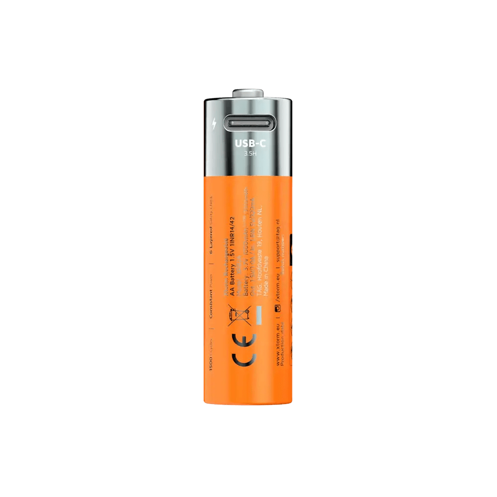 Oplaadbare AA Batterijen met USB - C - 4 pack - Xtorm NL
