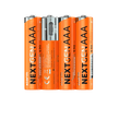 Oplaadbare AAA Batterijen met USB-C - 4 pack