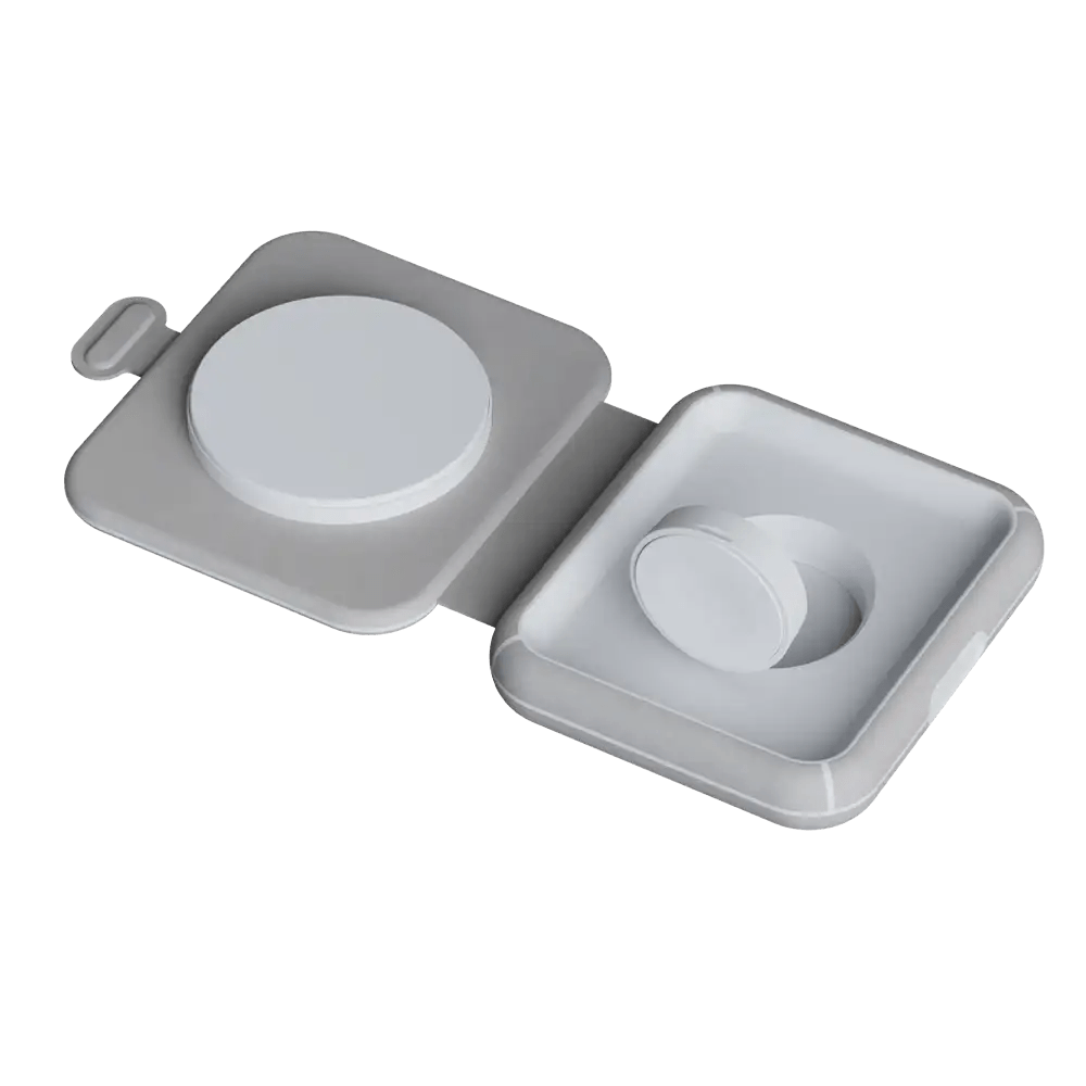 Opvouwbare Draadloze Oplader 15W - 2 in 1 - Xtorm NL