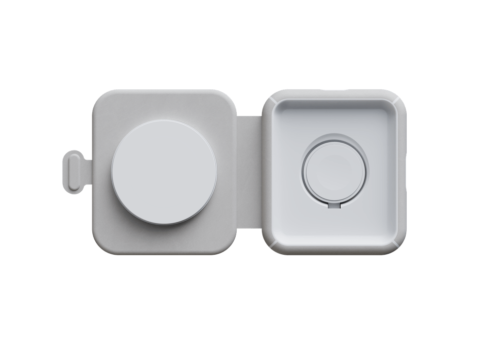 Opvouwbare Draadloze Oplader 15W - 2 in 1 - Xtorm NL
