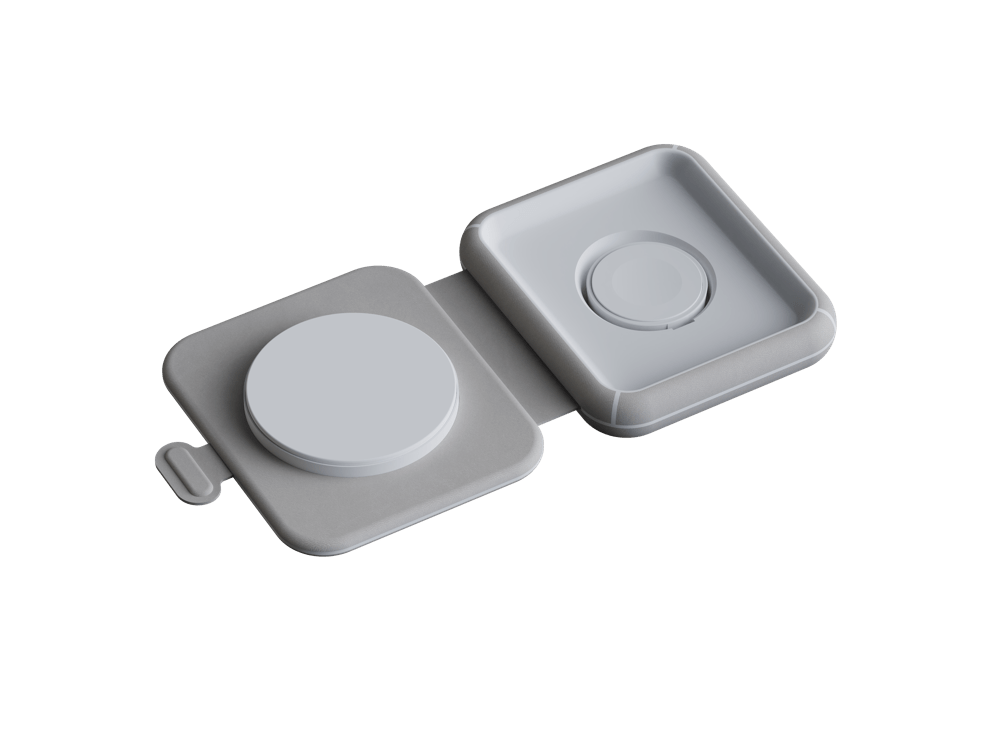 Opvouwbare Draadloze Oplader 15W - 2 in 1 - Xtorm NL