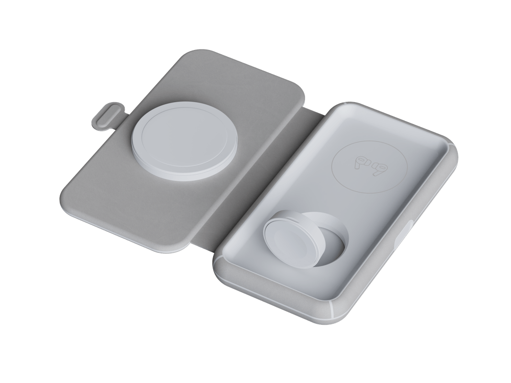 Opvouwbare Draadloze Oplader - 3 in 1 - Xtorm NL