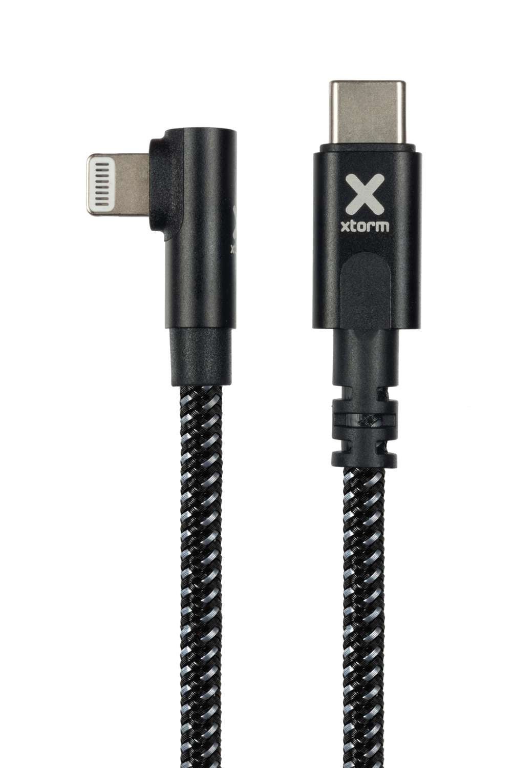 Original 90⁰ USB-C naar Lightning kabel 60W - 1.5 meter - Xtorm NL