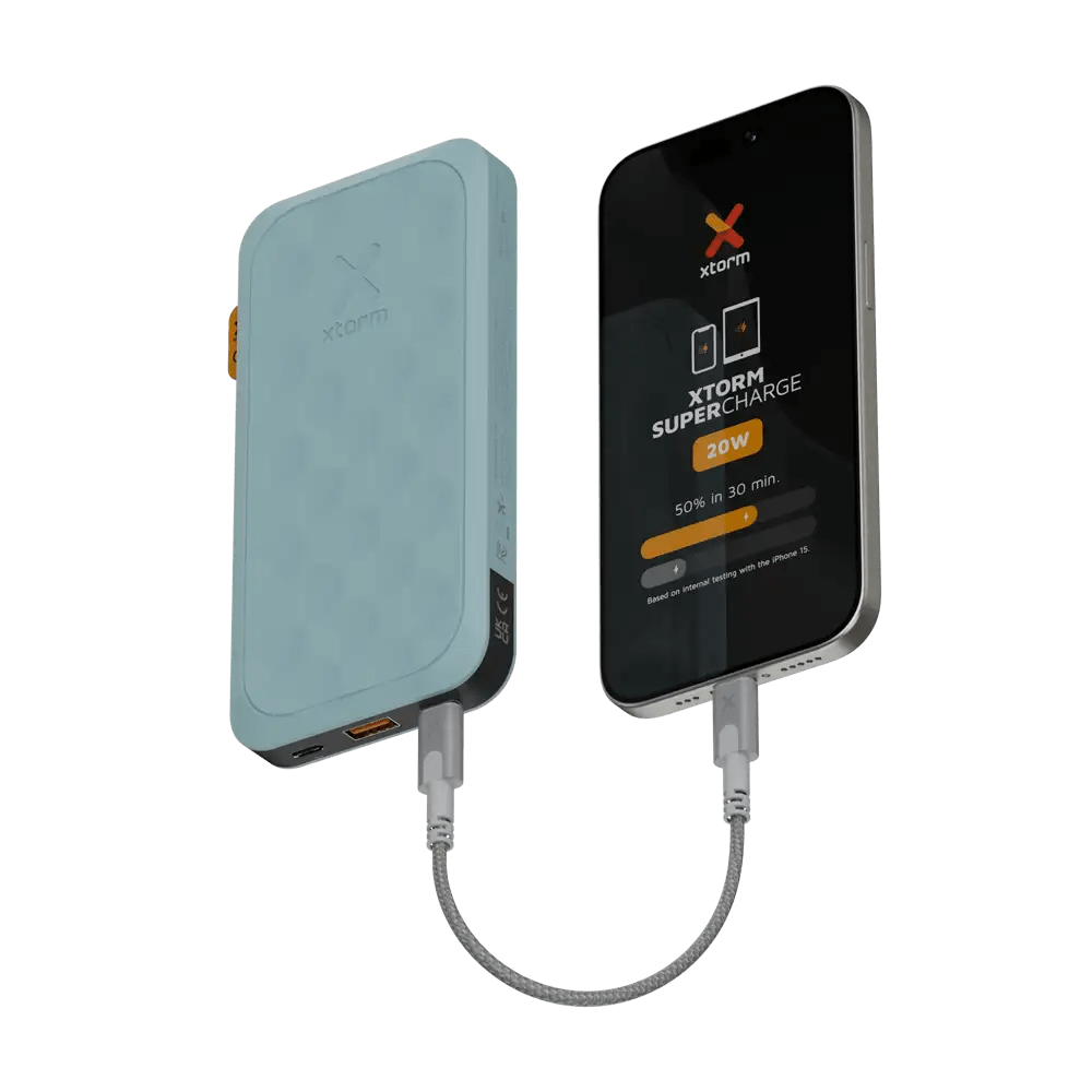 Powerbank 20W - 10.000 mAh - Fuel Series 5 - Teal Blue - Xtorm NL
