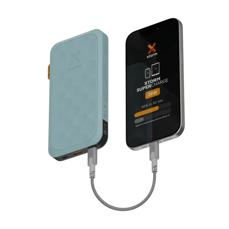 Powerbank 20W - 10.000 mAh - Fuel Series 5 - Teal Blue - Xtorm NL